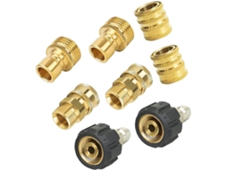 Conjunto de 8 adaptadores universais para mangueiras SFUSHOS