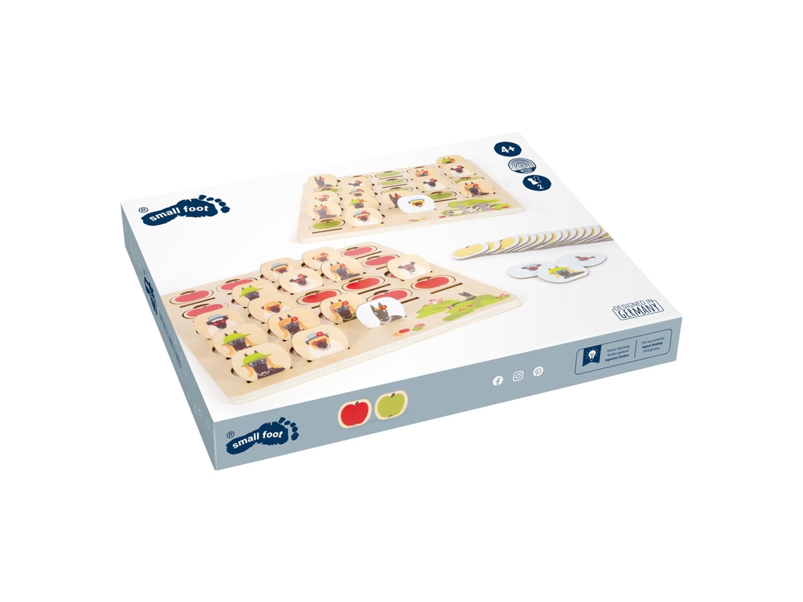 Jogo De Tabuleiro De Madeira Small Foot, Jogo De Adivinhação Para Crianças.