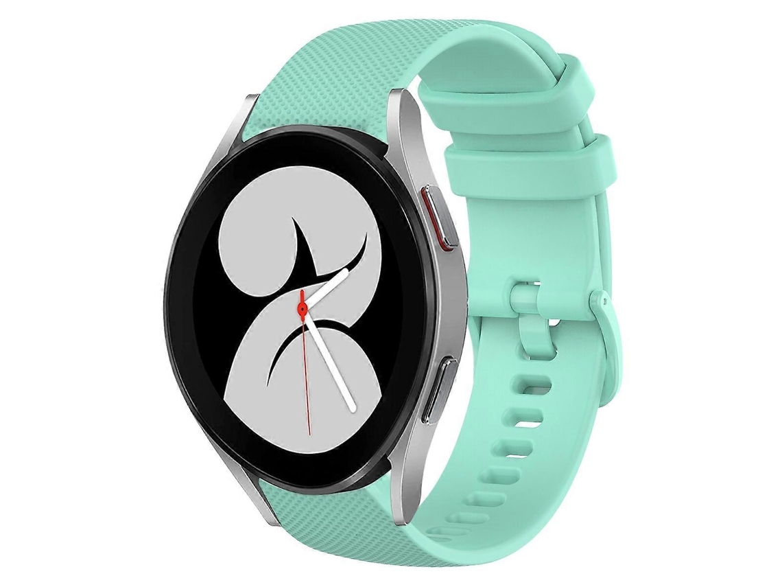 Pulseira De Silicone Xadrez De Cor Sólida Para Samsung Galaxy Watch4 (40 Mm X 20 Mm)