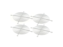 2026 4 Peças Grade de Proteção de Dedo para Ventilador Axial de Metal 120mm para Pc