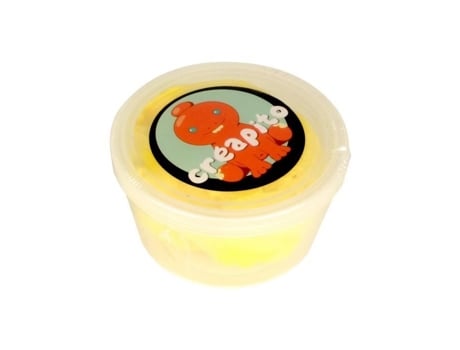 Massinha De Modelar Creapito Amarelo Banana Ultra Leve Endurece Ao Ar 28 G Sperenza