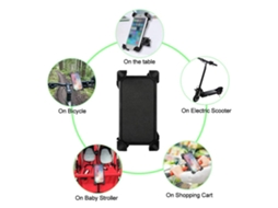 Suporte de telefone BUSINESS para bicicleta de montanha anti choque com base rotativa 360° universal 3.5/6.5 polegadas | S/MARCA