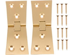2 Dobradiças De Aba Mesa Autoportantes Mini Para Fácil Montagem E