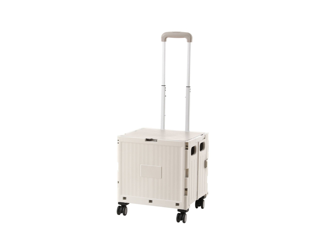 Carrinho de Armazenamento Dobrável Well Home, 41 × 34,4 × 96,5 Cm, com 4 Rodas WELLHOME