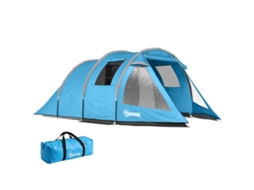 Campingzelt Trekkingzelt Zelt. Wetterbeständig. 2 Räume. 475 X 264 Cm Width X 172. Blue
