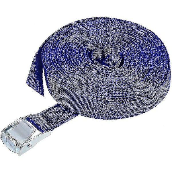 /ea/cinta De Amarração Com Fivela Came 10m X 25mm, Capacidade De Carga 250kg, Em Polipropileno