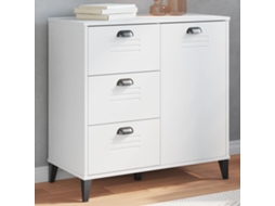 Aparador Viken 80x40x80 cm Blanco Derivados de Madera