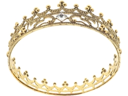 Coroa De Flores De Casamento Ciieeo Elegante Em Liga Metálica Com Strass, Acessório Versátil Para Festas.