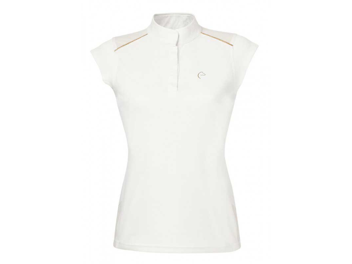 Polo Mangas Brussels Branco Lequitheme