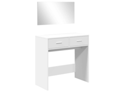 Dressing Table, Dressing Tables Vidaxl Branco Madeira Processada (n/a)