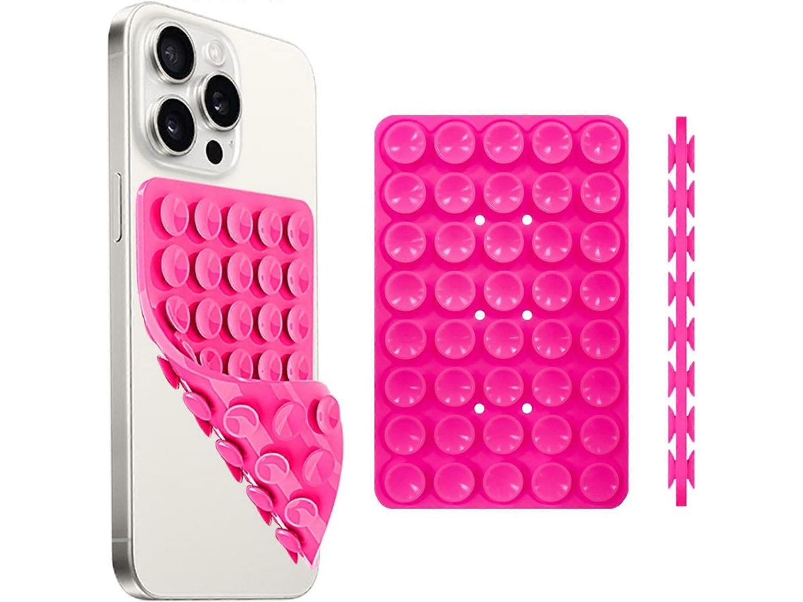 Nova Capa De Celular Com Ventosa De Silicone, Design Dupla Face, Suporte De Fixação Forte Que Permite O Uso Com As Mãos Livres, Ideal Para Selfies E G