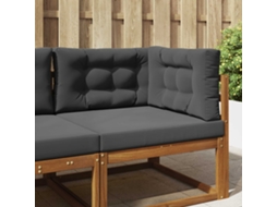 Vidaxl Almofada Para Sofá Externo Poliéster Antracite 80 X 80 Cm