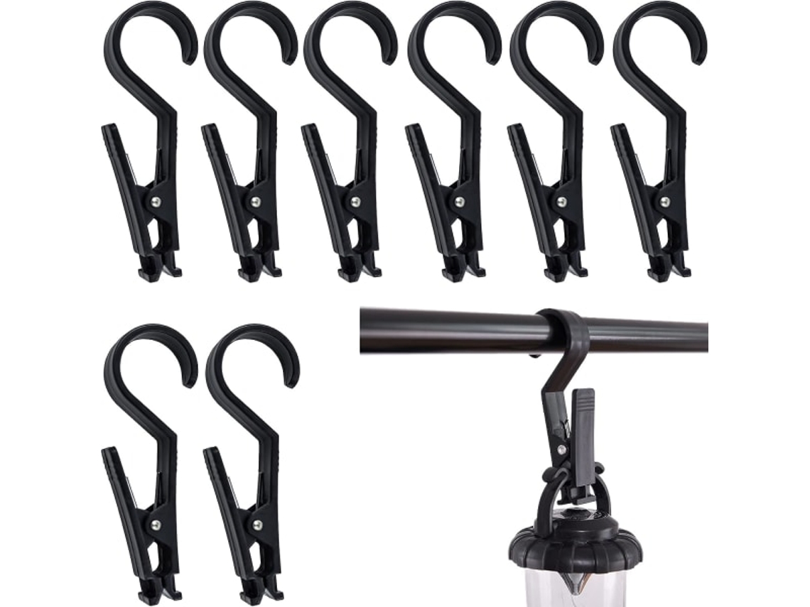 Conjunto de 8 Ganchos Fixação para Teto Barraca, Multifuncionais, Camping e Atividades Ao Ar Livre. AQUAFORGE