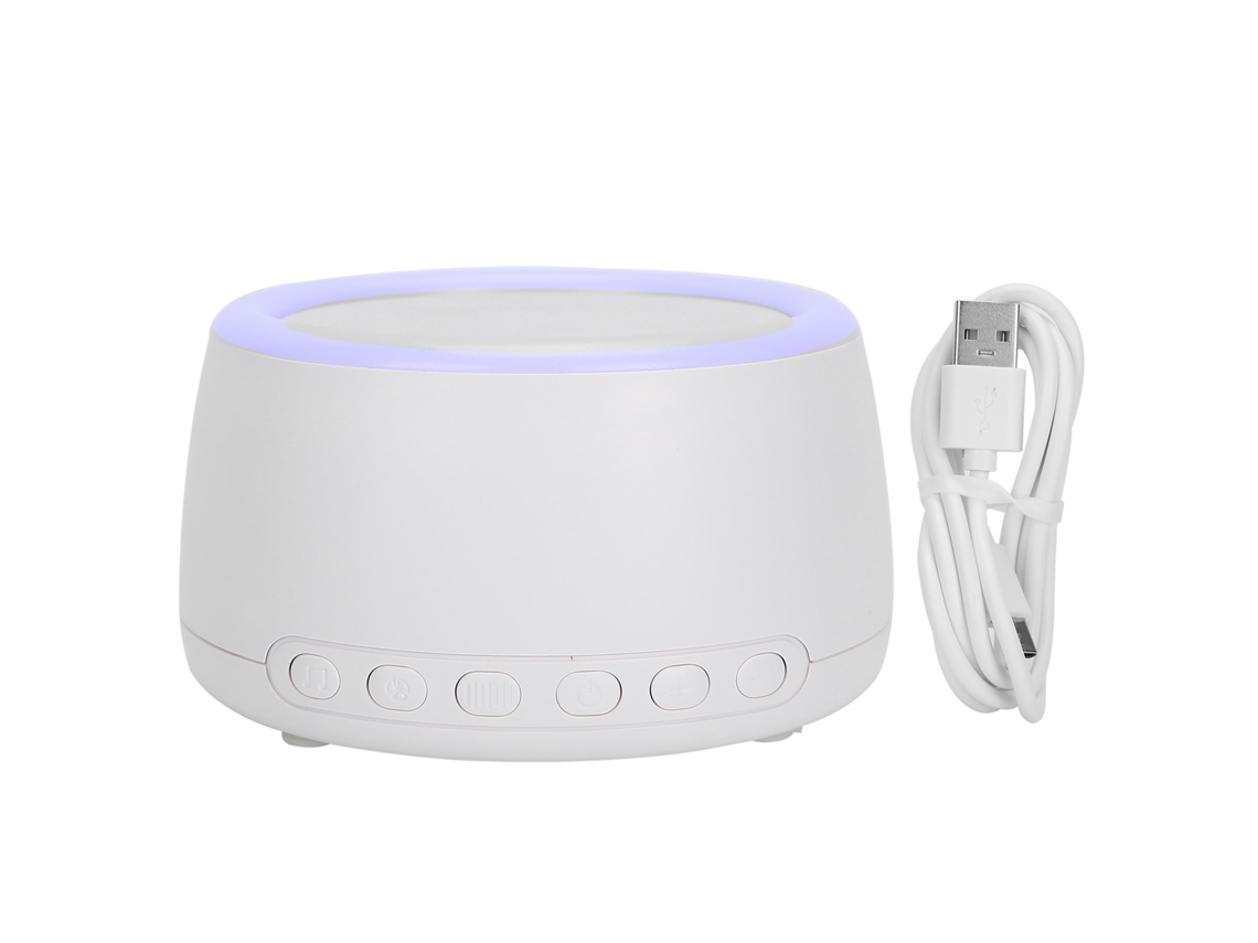 Máquina Portátil De Ruído Branco Com Temporizador Usb Para Sono Profundo E Relaxamento