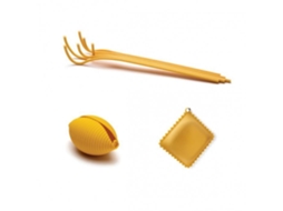 Conjunto de 3 Utensílios de Cozinha Pasta Grande Pa Design Amarelo
