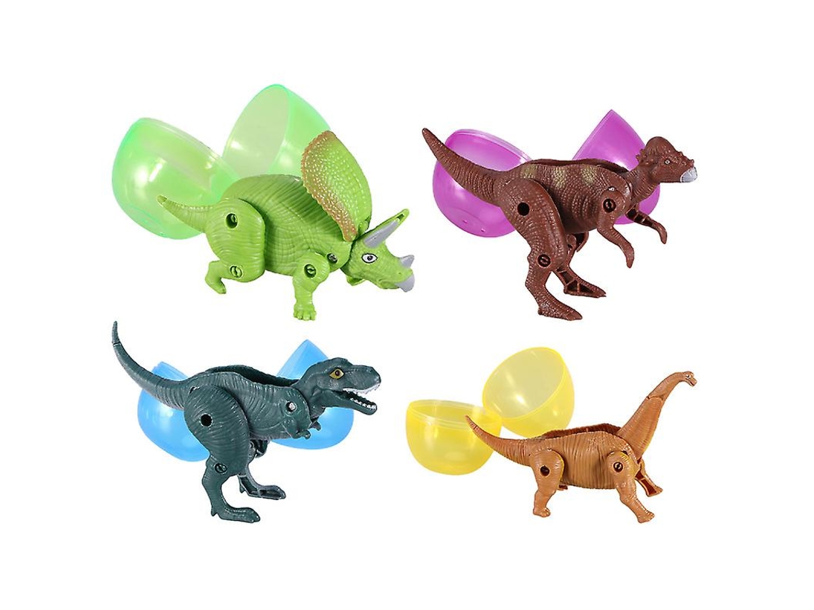 10pcs Brinquedo De Ovo De Dinossauro Deformado Allinless