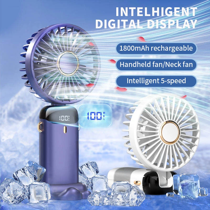 Ventilador Dobrável com Suporte para Celular BRILVIBERA