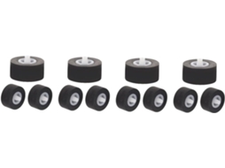 Conjunto De 12 Roletes De Pressão Para Gravadores De Áudio Videocassete E Gravadores De Cassete. Rol Gokoco