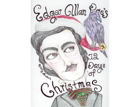 Livro Edgar Allan Poes 12 Days of Christmas de Holly Michele (Inglês - Capa Dura)
