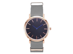 Reloj De Cuarzo Zhoulianfa 2018 Señora Caballero Con Correa De Nailon Gris K087-me5