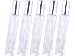 De 5 Mini Dispensadores Portáteis De Perfume Em Vidro Recarregáveis E Vazios Para Maquiagem