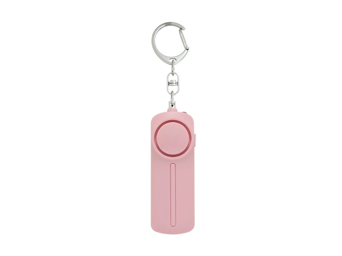 Alarme Pessoal 130db Luz Led Rosa
