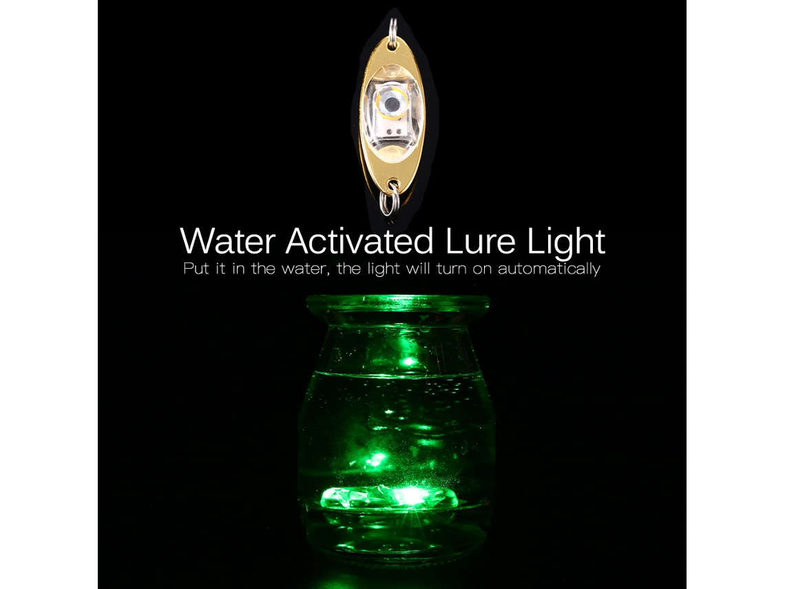 5 Peças de Lanterna Led Submarina para Pesca de Lula Luz Flash Atractiva S/MARCA