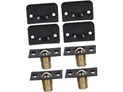 Conjunto Com 4-fechos De Esfera Ajustáveis Em Aço Inoxidável Design Invisível Portas Armários E Guarda Roupas