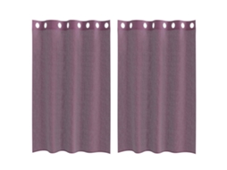 Voile Curtain, Voile Curtains Vidaxl Roxo Tecido (140 X 175 Cm)