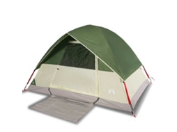 Camping Tent, Camping Tents Vidaxl Verde Poliéster (4 Pessoas)