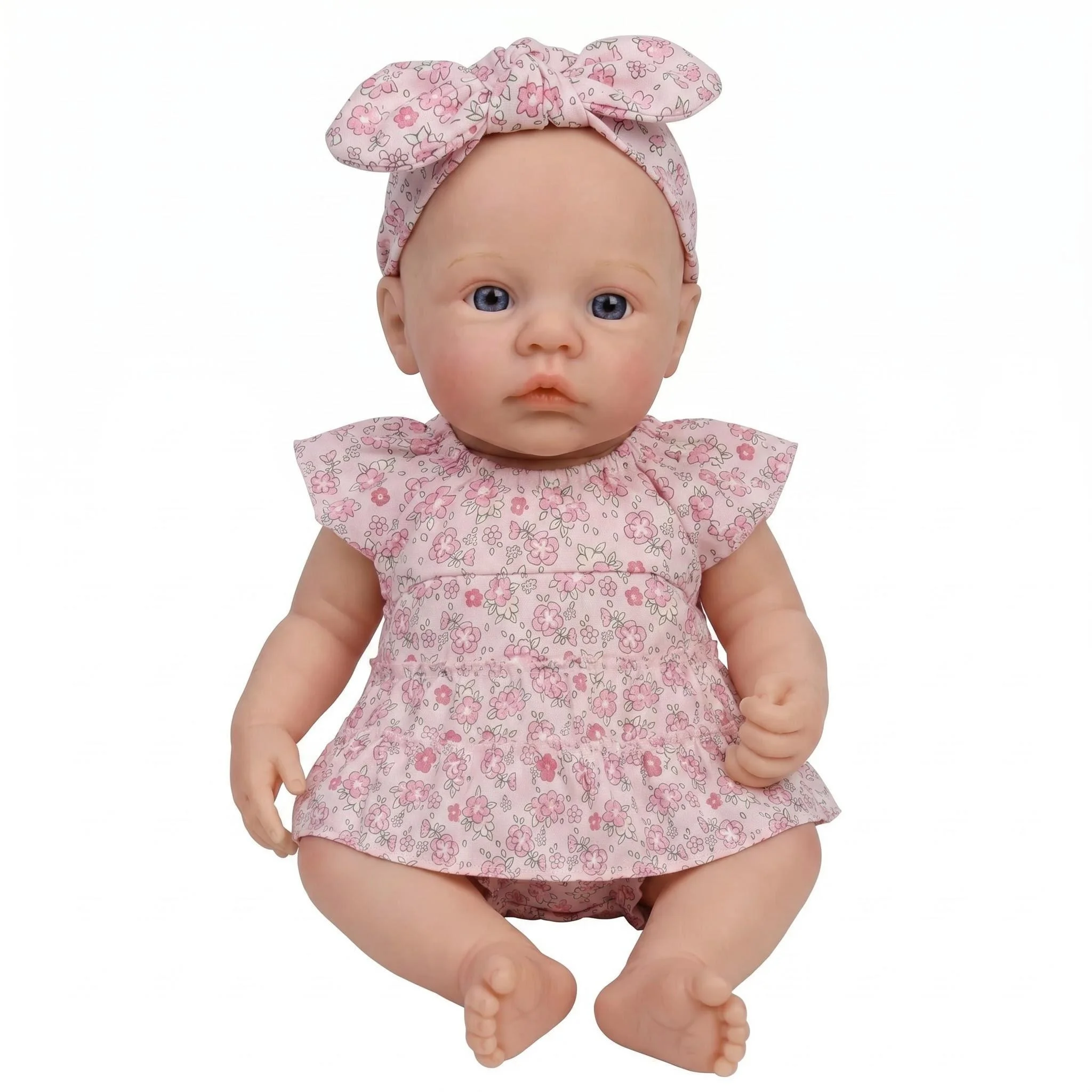 (rosa) Grama Artificial De Silicone De Platina Pura Para Bebê Menina, 45 Cm (18 Polegadas), 3000 Gramas, O Peso De Um Bebê De Verdade.