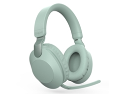Auscultadores Bluetooth KARMADALE mint Green New Wireless Headset Large Capacity Luminous Subwoofer Gaming Gaming Folding Headset B2