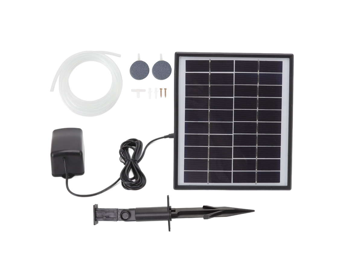 Bomba de Oxigênio Solar 10v 6w Pequena Resistente a Choques para Aquários Tanques de Peixes Piscinas S/MARCA