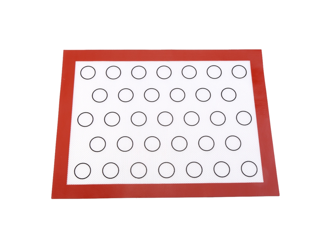 Tapete de Silicone Antiaderente para Assar Vermelho LAXISCREED