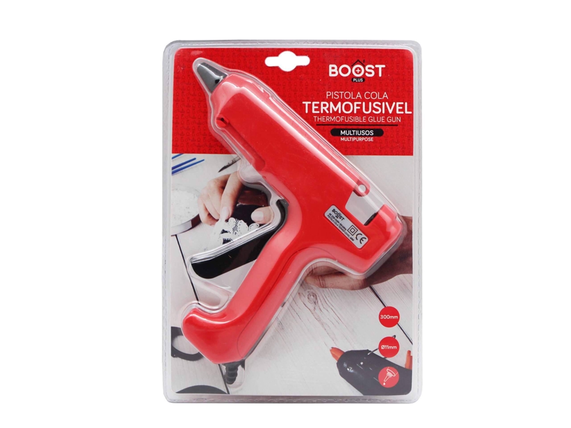 Pistola para Cola Termofusível (11mm) BOOST emb. 1 un