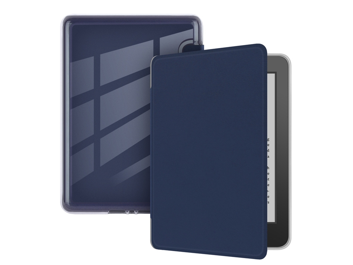 Capa Para Kindle Paperwhite 5 11ª Geração (6.8") 2021 Azul Escuro Cuich