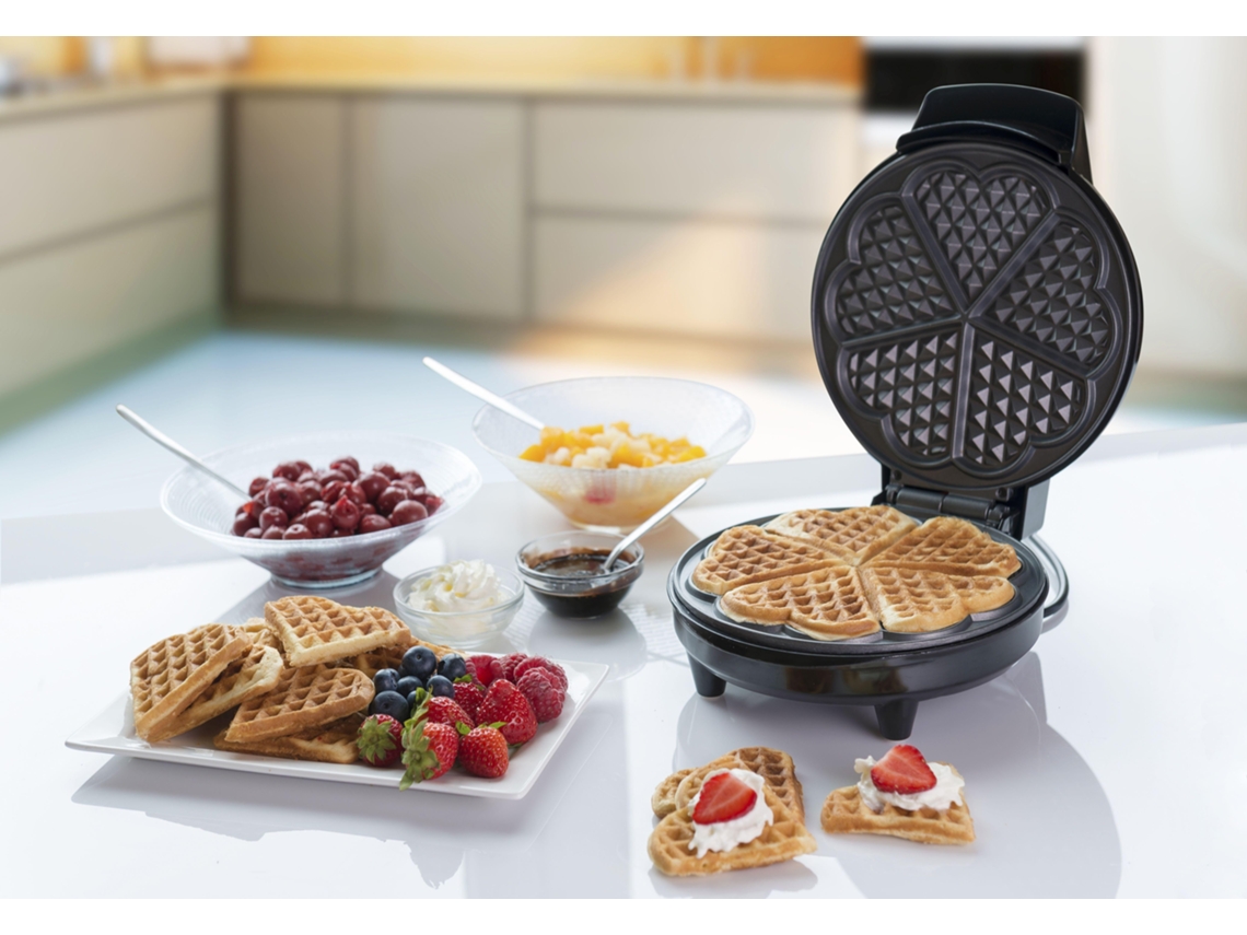 Bestron Awm700S Máquina de Waffles 5 Waffles 700 W Preto Prateado