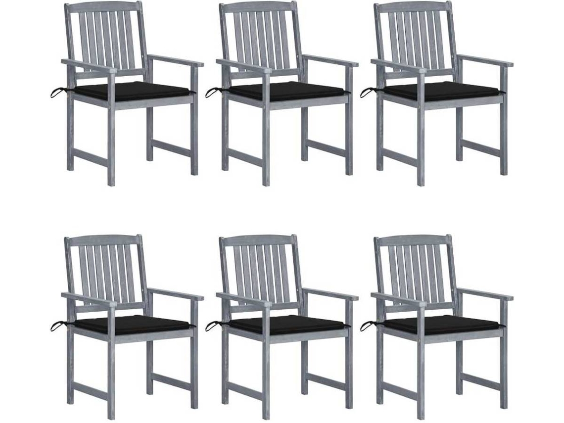 Garden Chair, Garden Chairs Vidaxl Cinzeto Madeira (n/a)