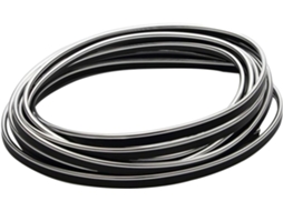Faixa De Acabamento Em Látex Prateado De 5 M Para Interior De Carros, Fácil De Cortar.