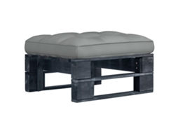 Pallet Ottoman, Pallet Ottomans Vidaxl Preto Madeira De Pinho (n/a)