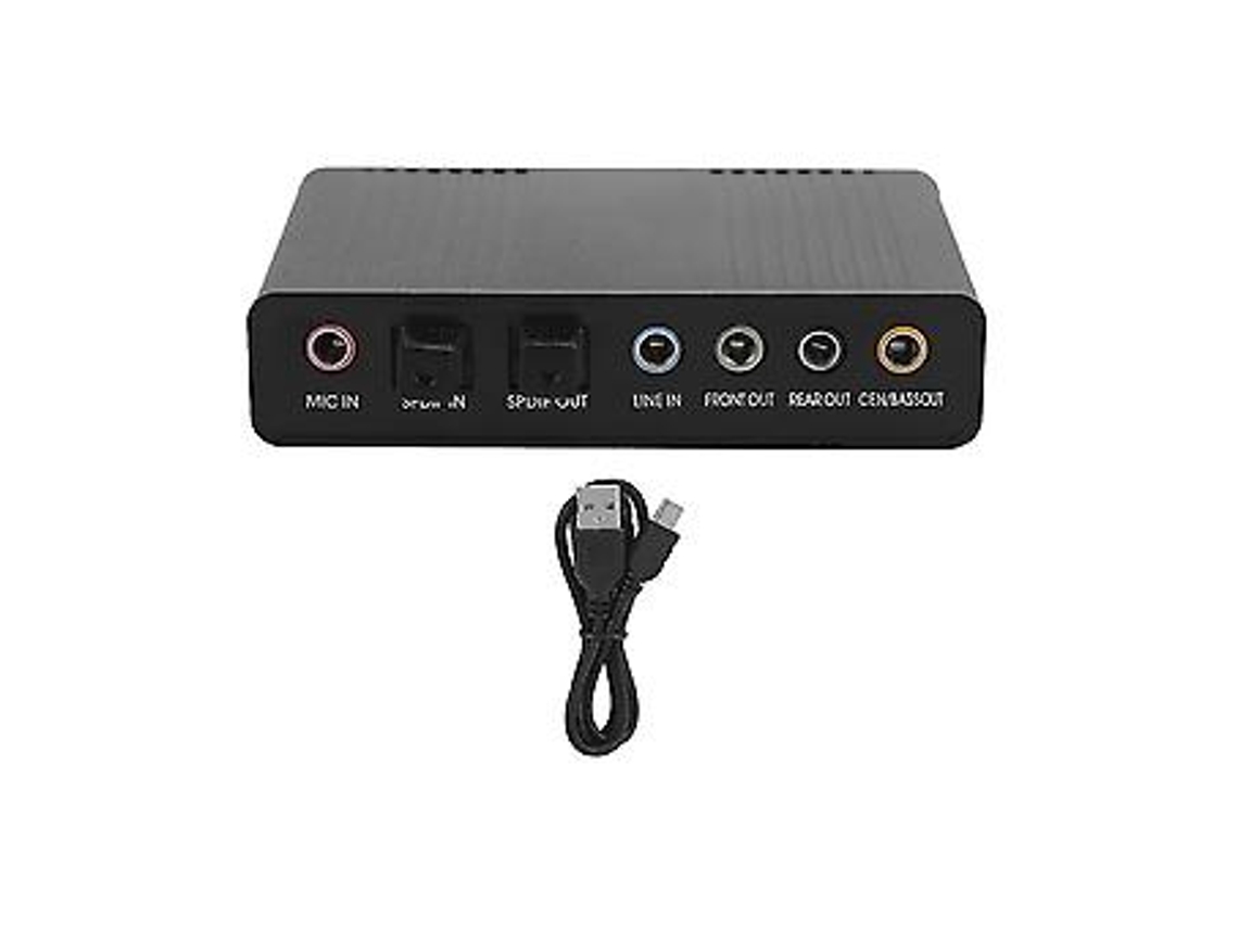 Áudio externo, reprodução digital, modo de gravação digital, adaptador de áudio externo para computador Brilvibera