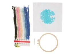 Kit De Bordado Impreso Monet Ninfas De Agua 3d Clásico Bonito Para Decoración Hogar Regalo