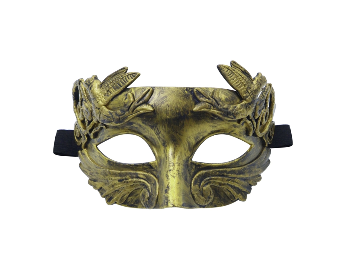 Peça Máscara Romana Vintage Meia Face Máscara De Guerreiro Egípcio Antigo Máscara De Guerreiro Romano Veneziano Adequada Para Bailes, Festivais, F