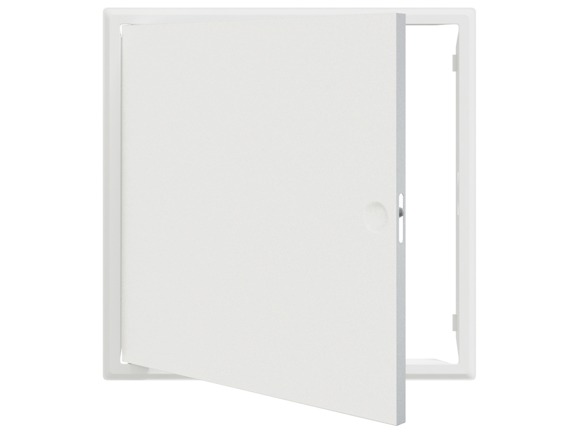 Conjunto 1 Painel De Acesso Vidaxl Branco Aço Revestido A Pó (53 X 53 X 3 Cm)
