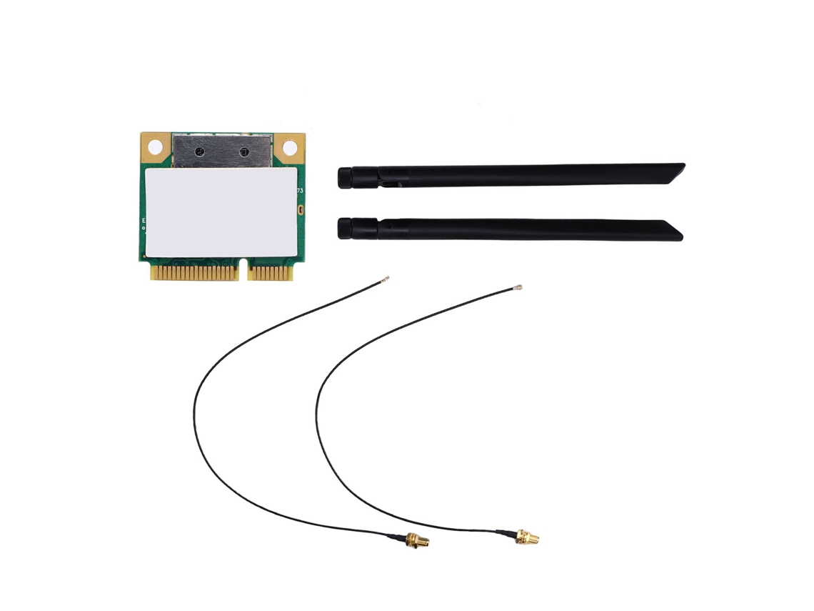 Placa De Rede Sem Fio Wlan Small Pci E 300mbps 2.4ghz 5ghz Adaptador De Wifi
