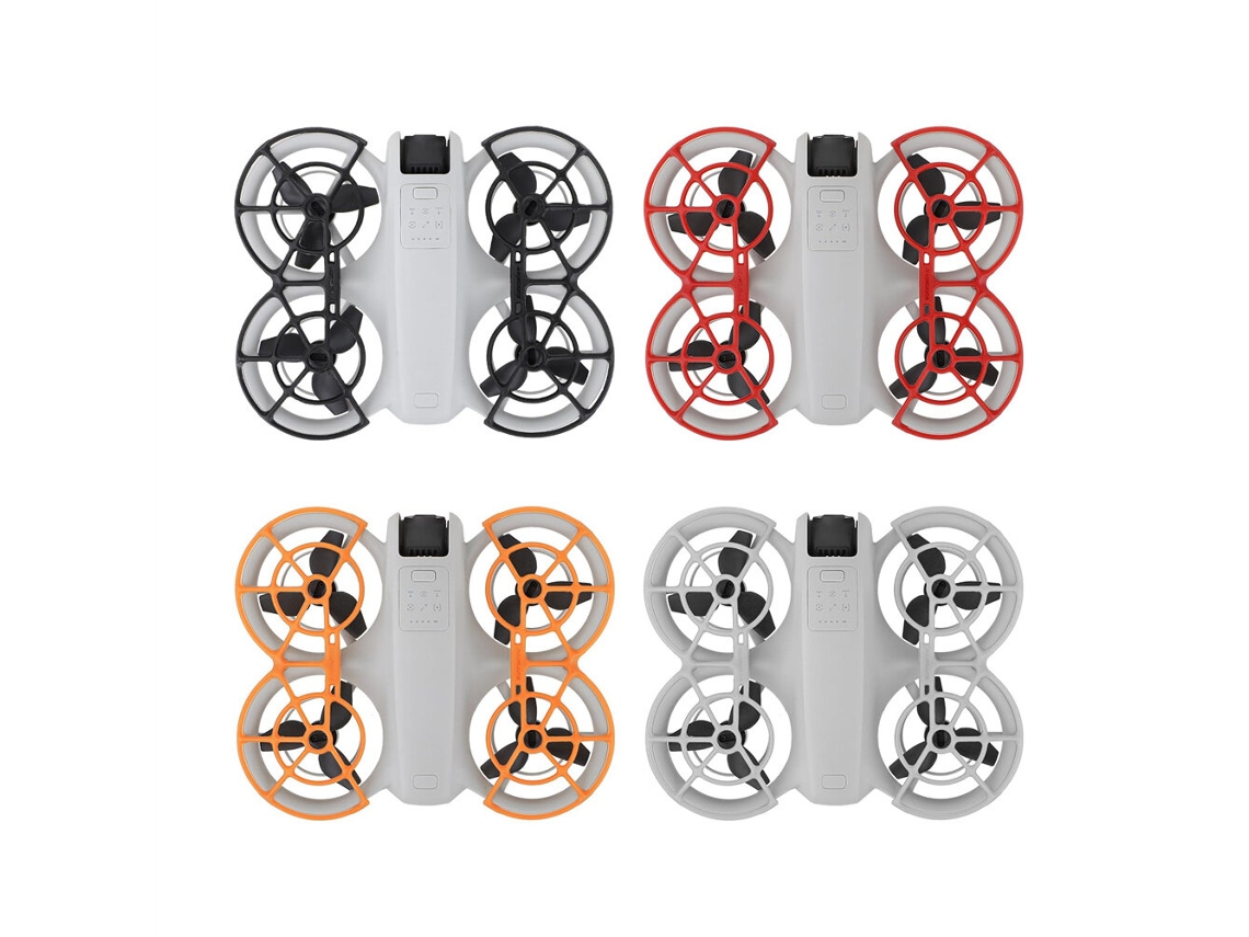 Capa de Proteção de Hélices Colorida Cinza Sunnylife, Anel de Proteção Anticolisão para Drone Quadricóptero Dji Neo Rc MDUG