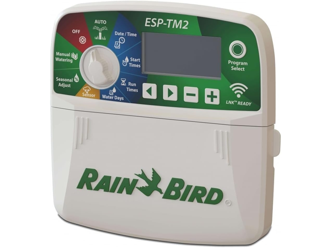 Controlador De Irrigação Rain Bird Esp Tm2 M2i8 230v 8 Estações, Interno O Controlador De Irrigação De 8 Estações Rain Bird Esp Tm2 É A Solução