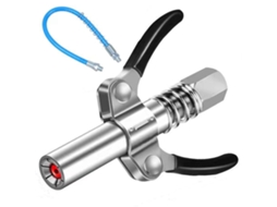 Conector De Grasa De Acero Inoxidable Con Mango Doble Y Bloqueo Fuerte Para Automóviles, Accesorio De Herramienta De Grasa Con Manguera