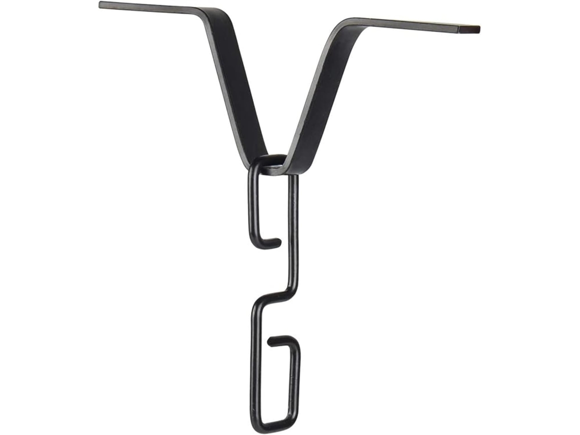 Adaptadores para Calhas de Chuva, com Ganchos em Forma de S para Uso Externo Pretos,s e Fáceis de Usar. Clips para CHABERLU