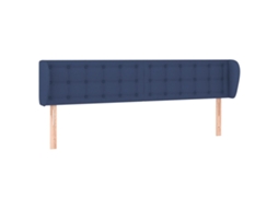 Headboard, Headboards Vidaxl Azul Tecido (183 X 23 X 78/88 Cm)